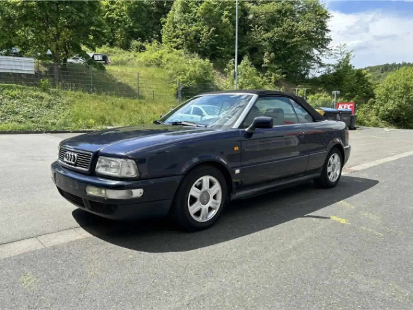 Audi 80 Cabriolet (89) 1.8 Sitzheizung Teilleder Blau - 1