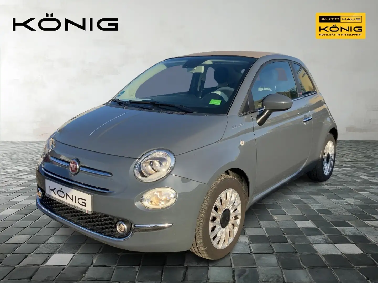 Fiat 500C DOLCEVITA Klima, Carplay Grau - 1