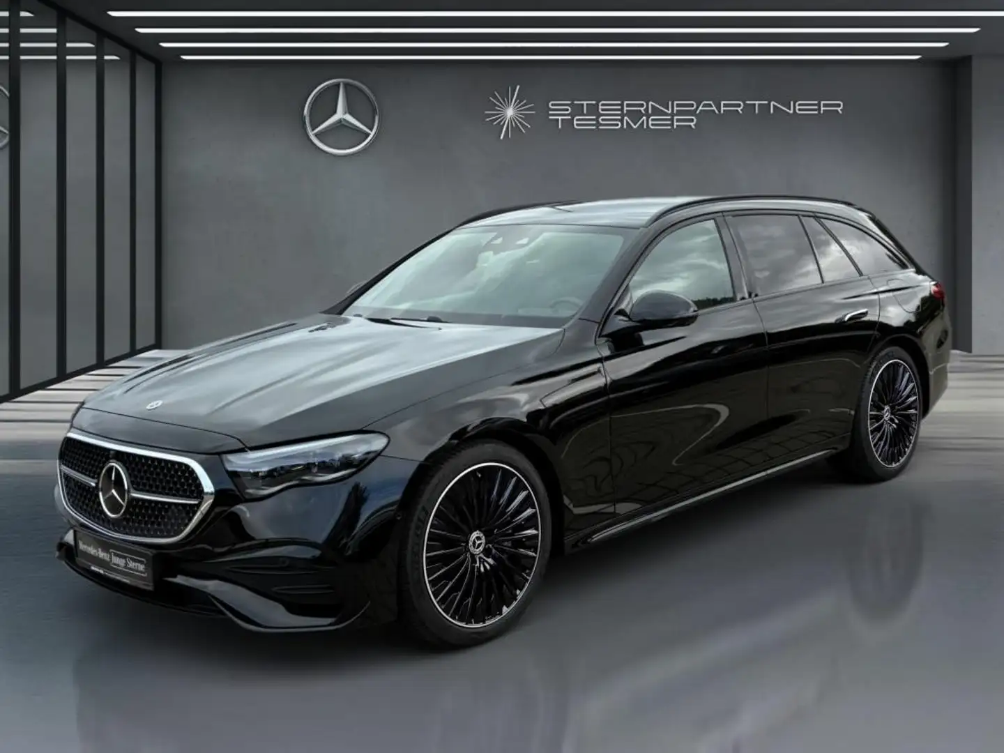 Mercedes-Benz E 300 de 4M T AMG AHK Leder DigitalLi. 360° Nero - 1