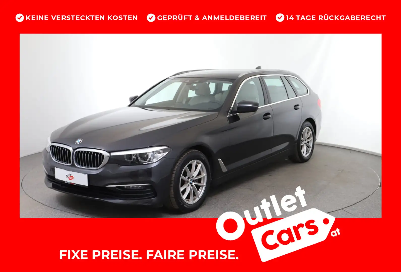 BMW 518 BMW 518d Touring Aut. Grau - 1