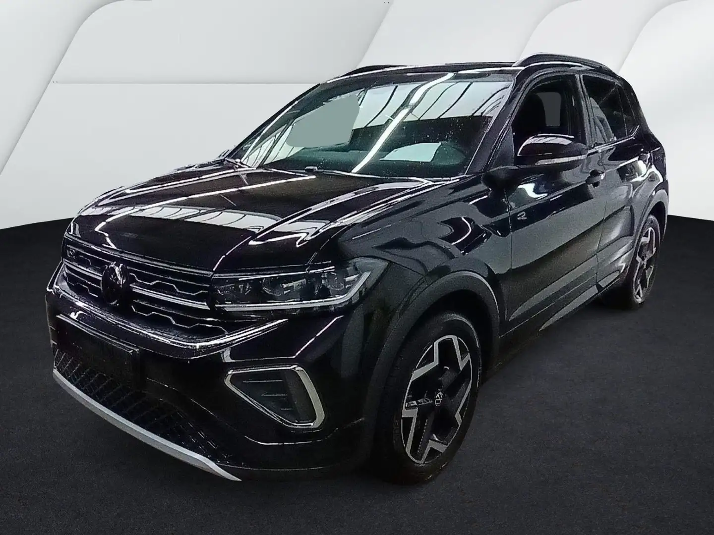 Volkswagen T-Cross 1.5 TSI DSGR-Line*Navi*AHK*Kamera*IQ-Lig Schwarz - 2