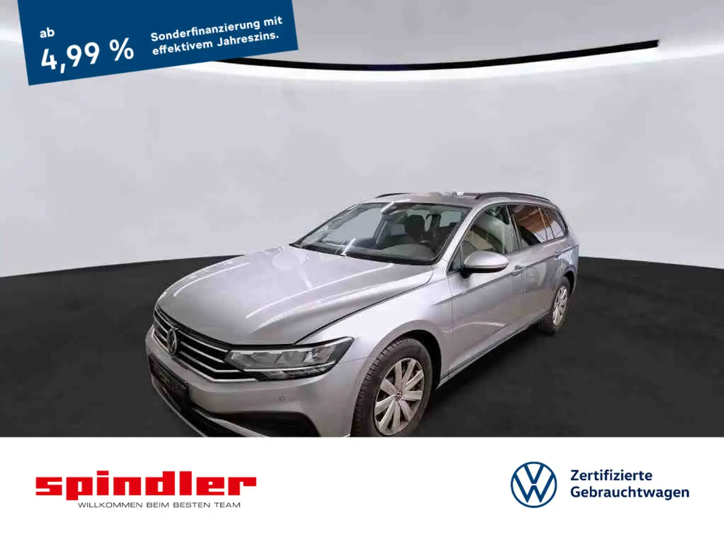 Volkswagen Passat Variant 2.0 TDI DSG / Navi, LED, RFK, ACC Silber - 1
