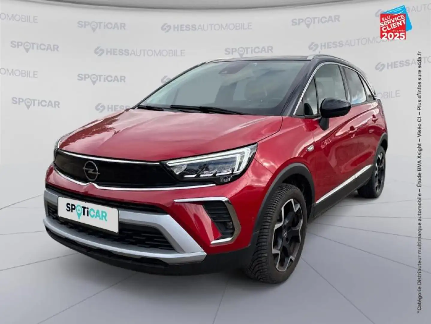 Opel Crossland 1.2 Turbo 130ch Ultimate Rood - 1