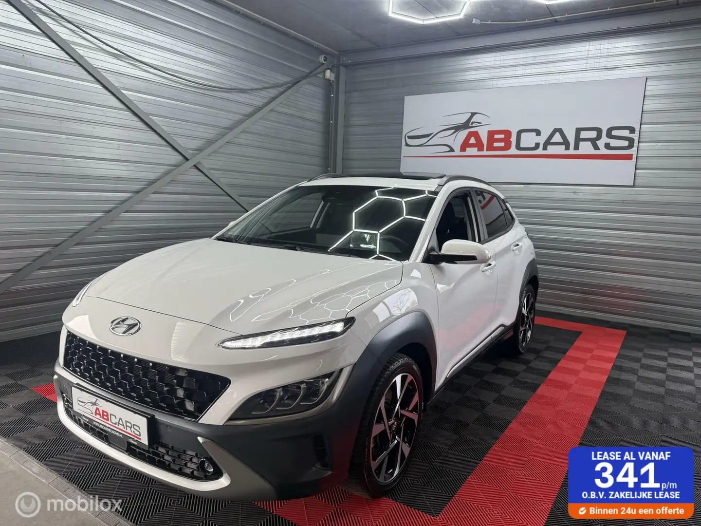 Hyundai KONA 1.6 T-GDI Premium Sky Automaat 200pk Blanc - 1