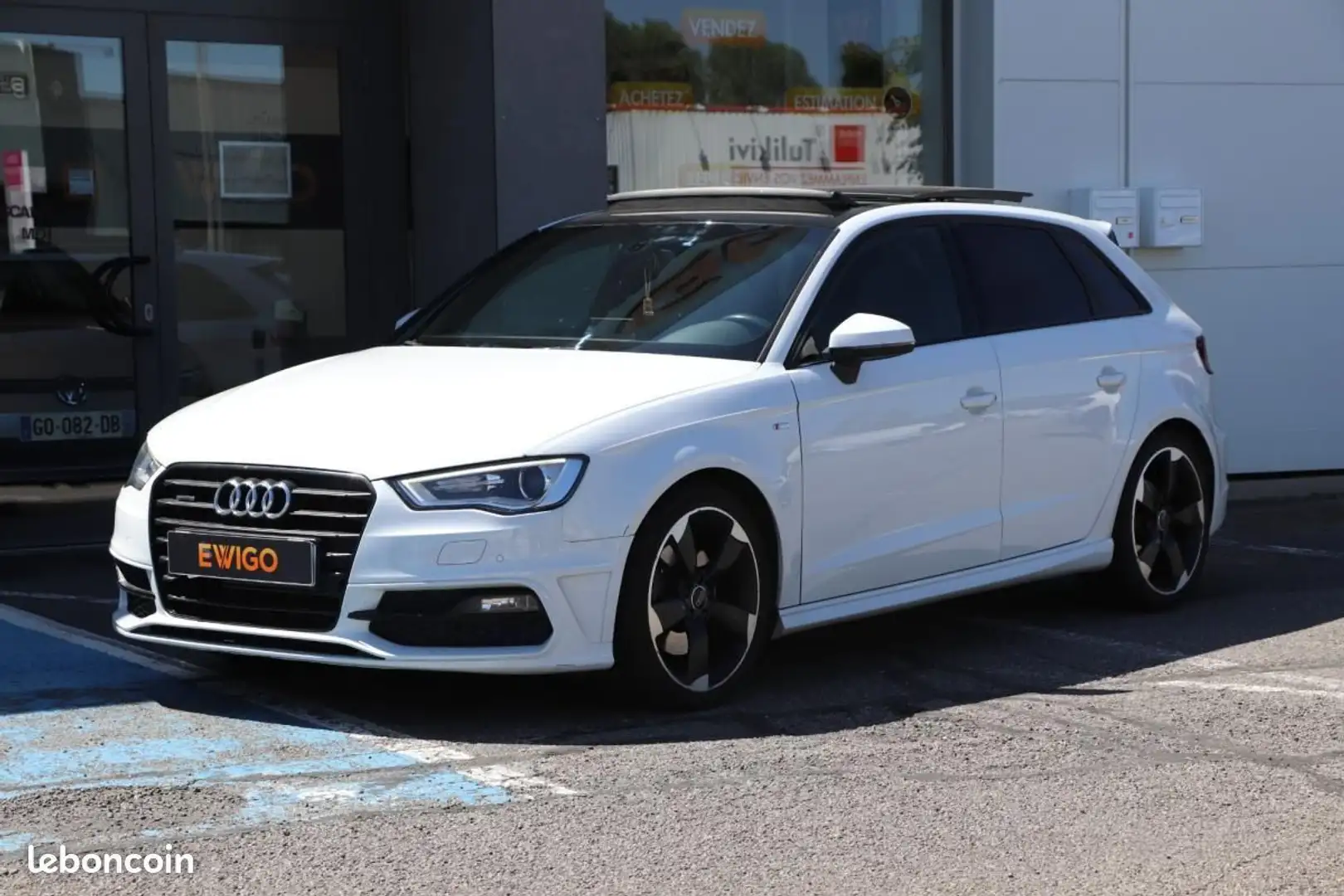 Audi A3 2.0 TDI 184 S-LINE QUATTRO S-TRONIC BVA Blanc - 1