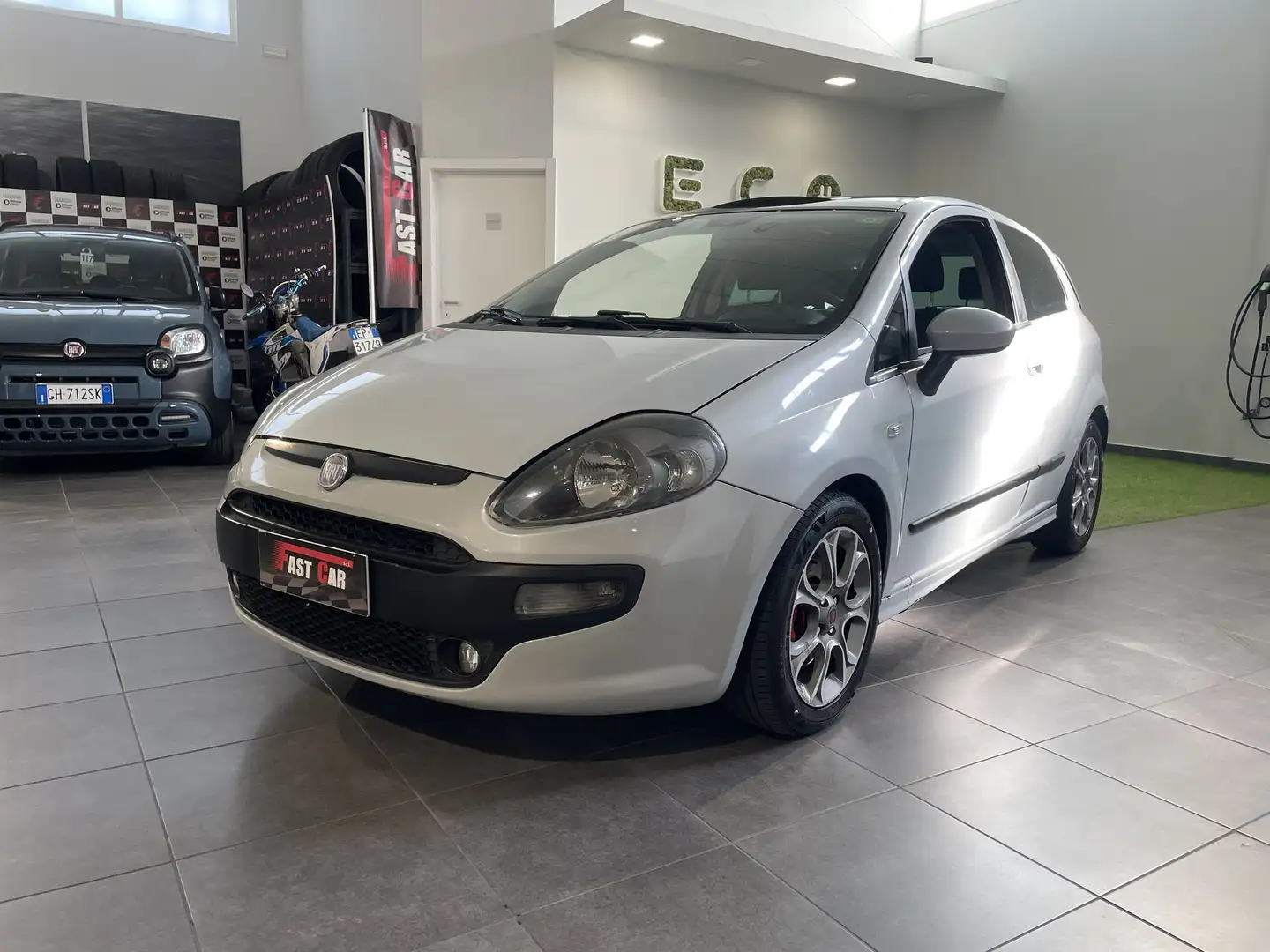 Fiat Punto Evo Punto Evo 1.3 Mjt 90 CV 3 porte Dynamic Grigio - 1