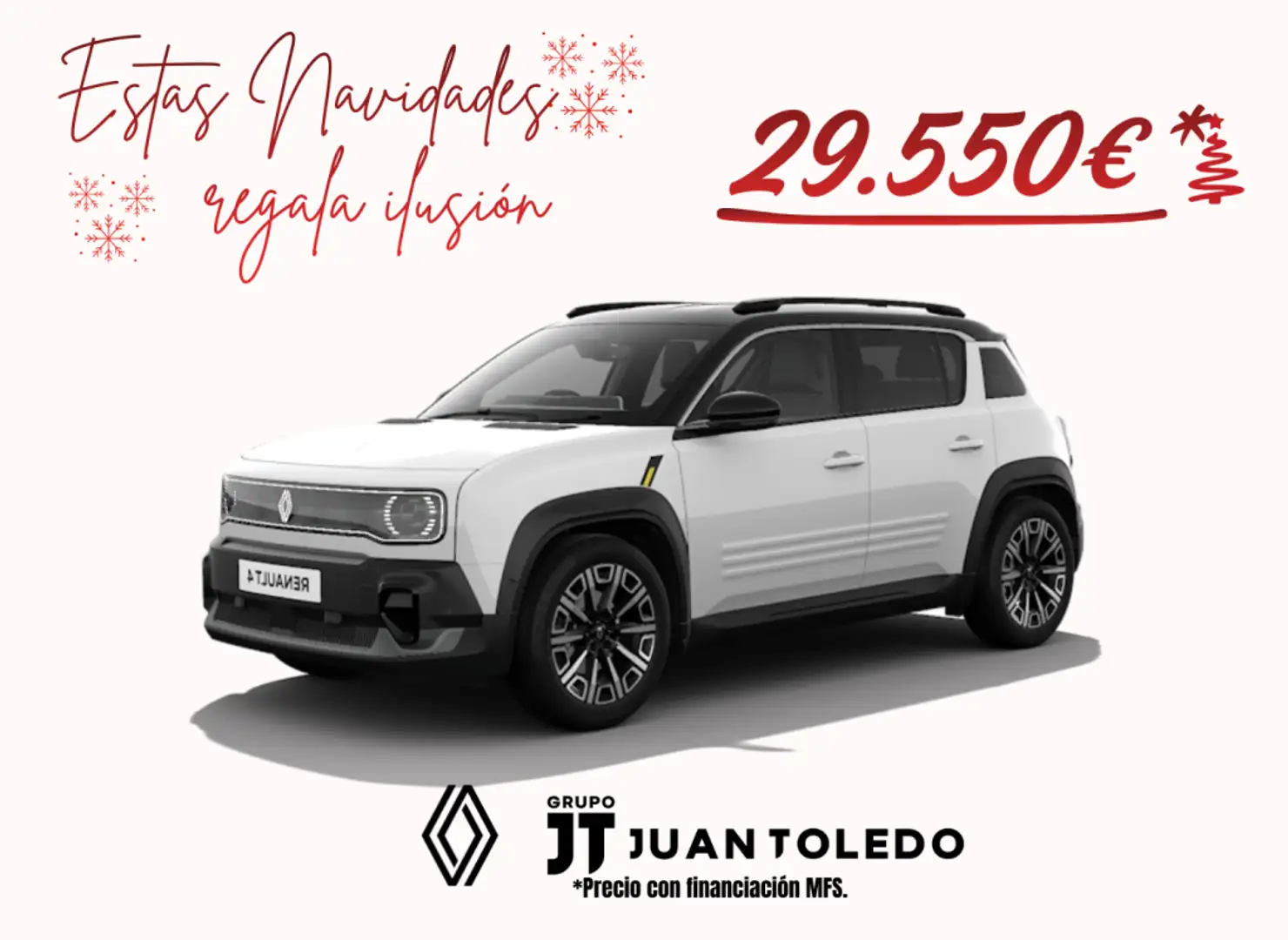 Renault R 4 E-Tech Iconiq autonomía confort 110kW Blanco - 1