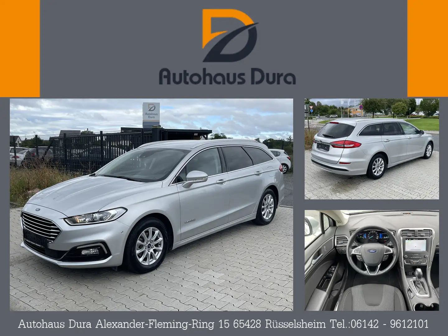 Ford Mondeo 2.0 Ti-CVT Turnier Hybrid Aut. Navi+Shz Silber - 1