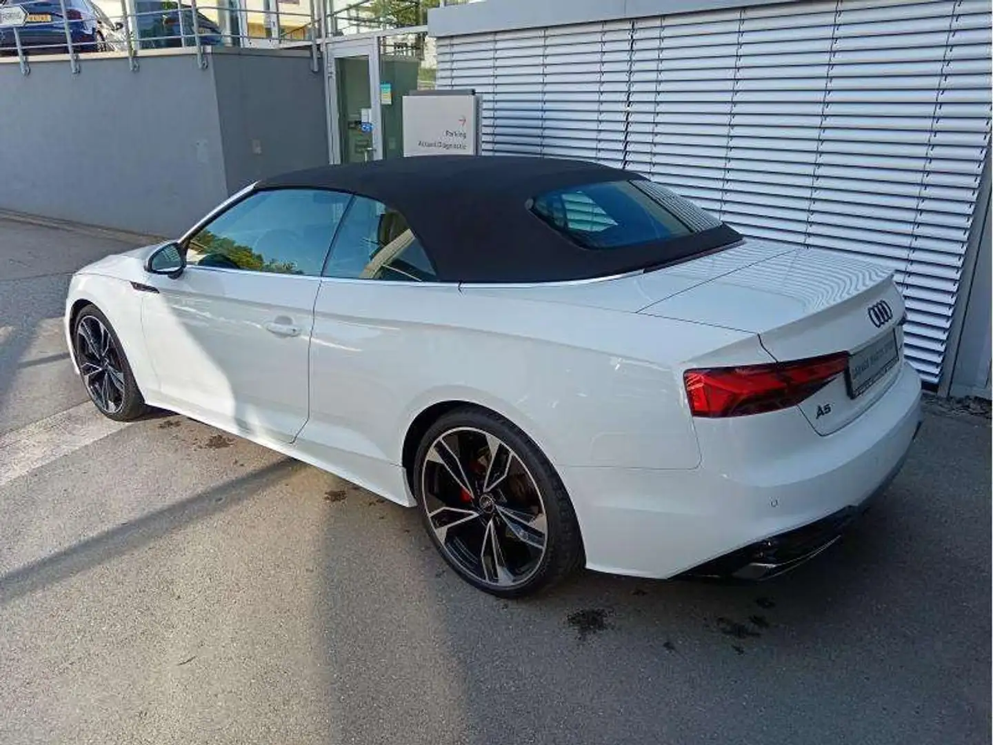 Audi A5 Cabriolet S-line 40 TDI quattr Blanc - 2