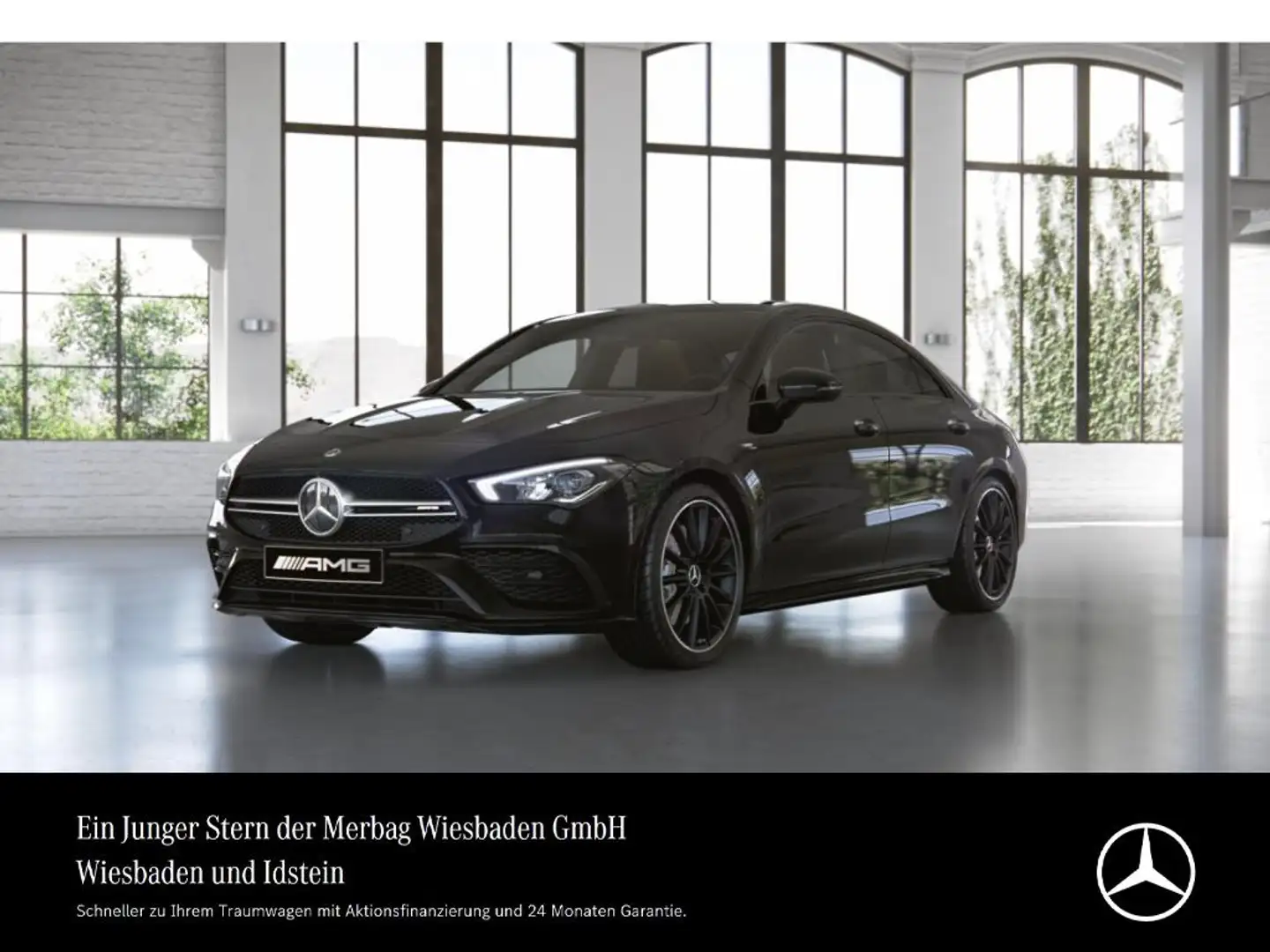 Mercedes-Benz CLA 35 AMG MBUX LEDER BURMESTER DISTRONIC LED Schwarz - 1