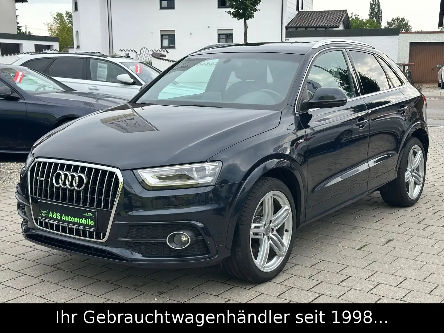 Audi Q3 2.0 TDI quattro S-Line Sport / Plus *AHK/MMI* Blau - 2
