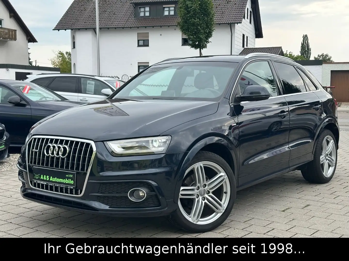 Audi Q3 2.0 TDI quattro S-Line Sport / Plus *AHK/MMI* Blau - 1