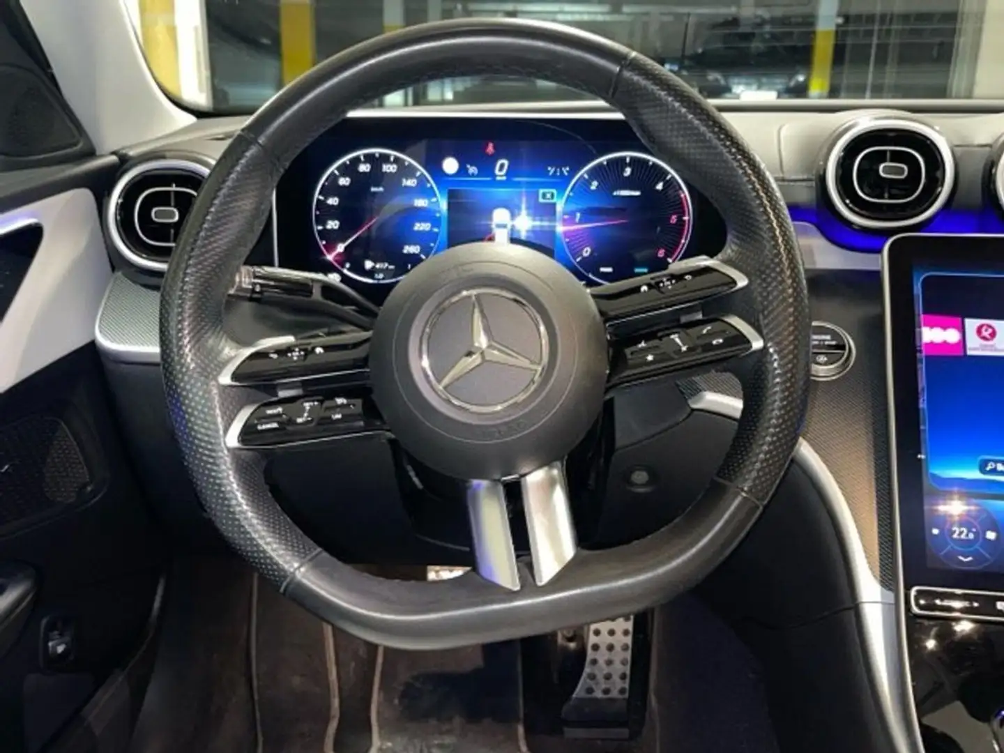 Mercedes-Benz C 200 d amg line (euro 6d) Azul - 2