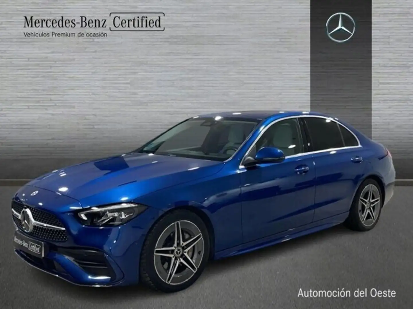 Mercedes-Benz C 200 d amg line (euro 6d) Azul - 1