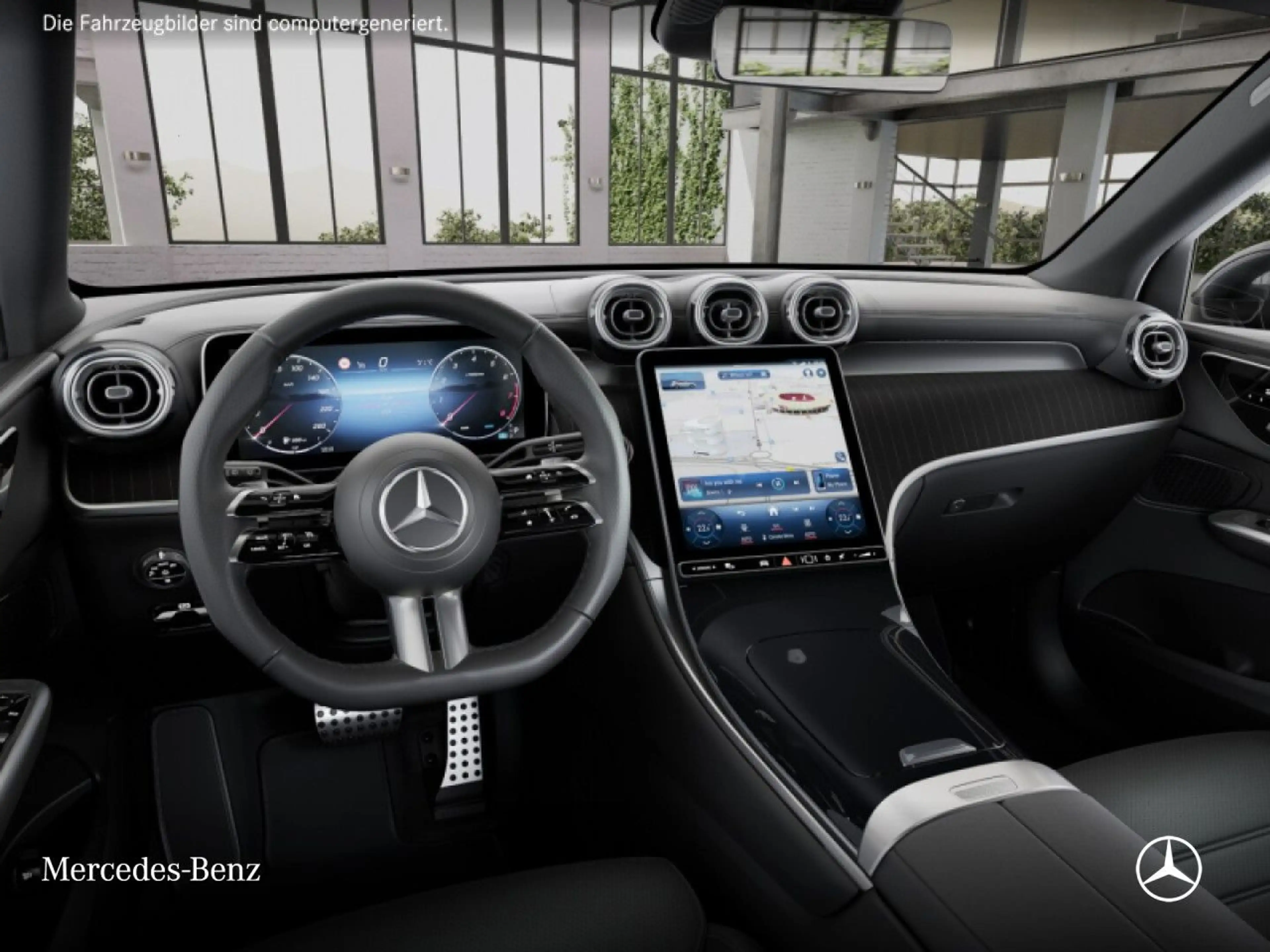 Mercedes-Benz GLC 200 4M AMG+PANO+360+AHK+TOTW+KEYLESS+9G — photo 9