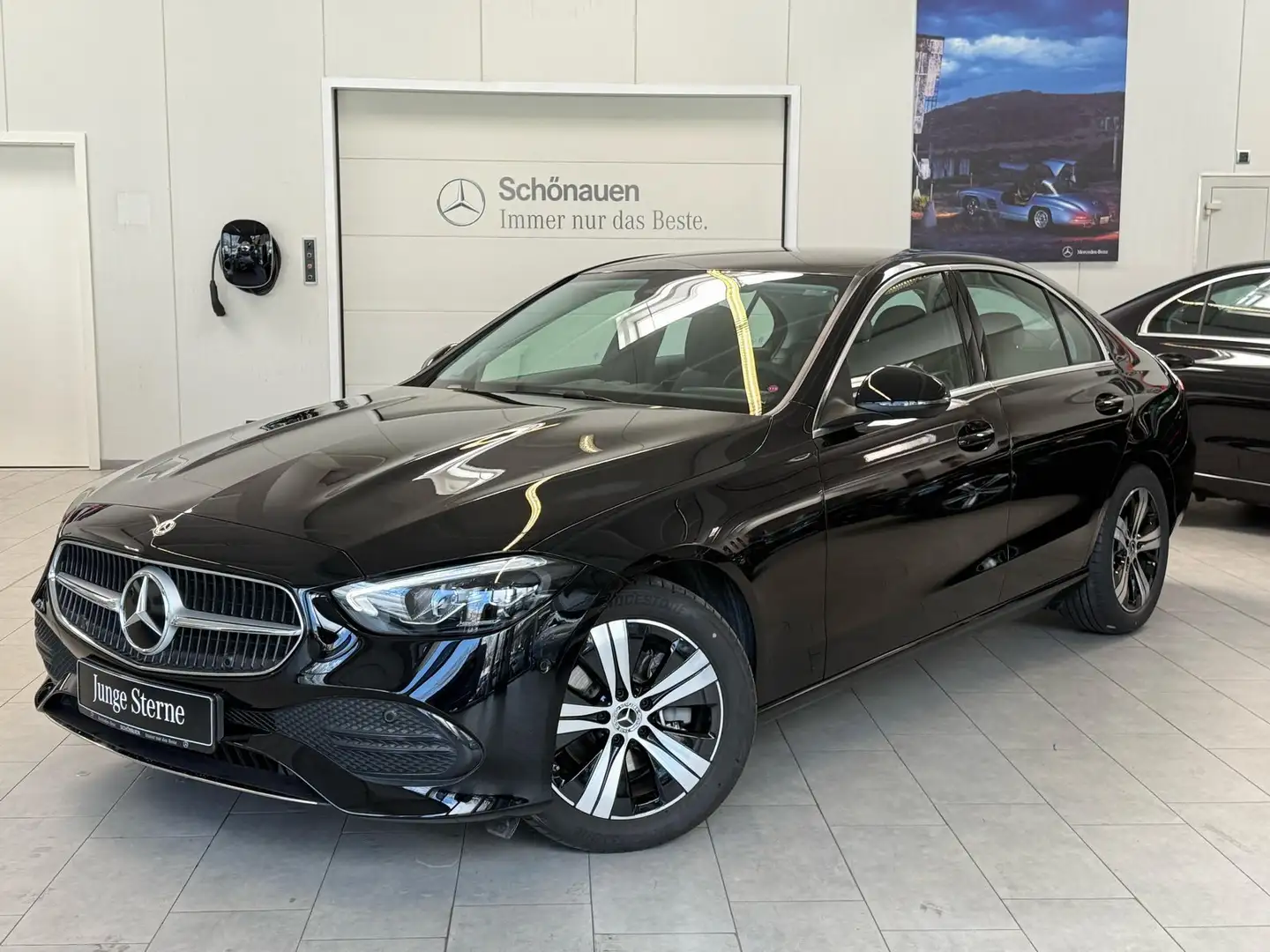 Mercedes-Benz C 180 AVANTGARDE ADVANCED+TOTWINKEL+LENKRADHEIZ. Fekete - 1
