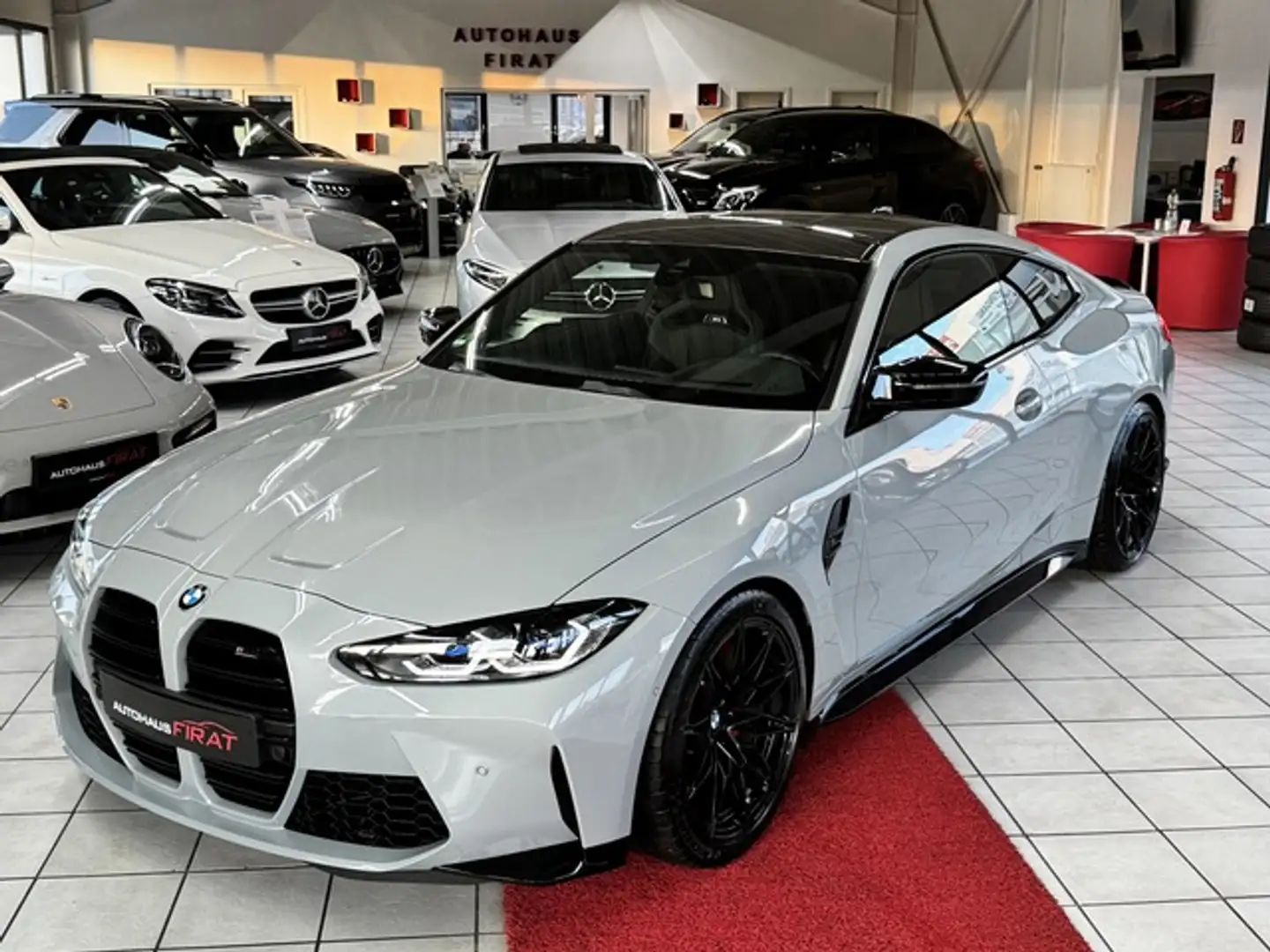 BMW M4 Competition Carbon Schalensitze Grau - 1