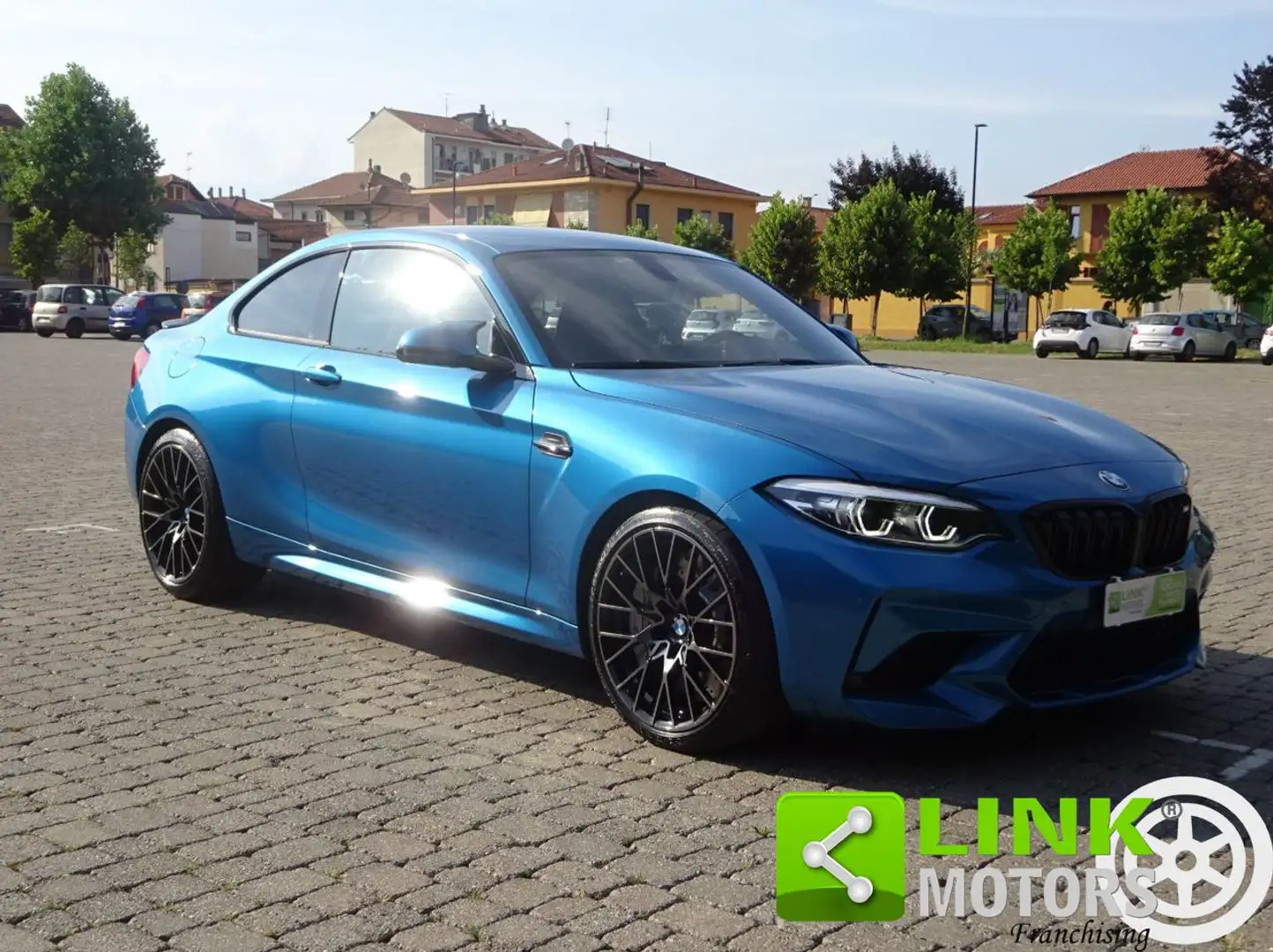 BMW M2 Coupé 3.0 Competition (BEZZECCHI) Tratt. riservat Blu/Azzurro - 2