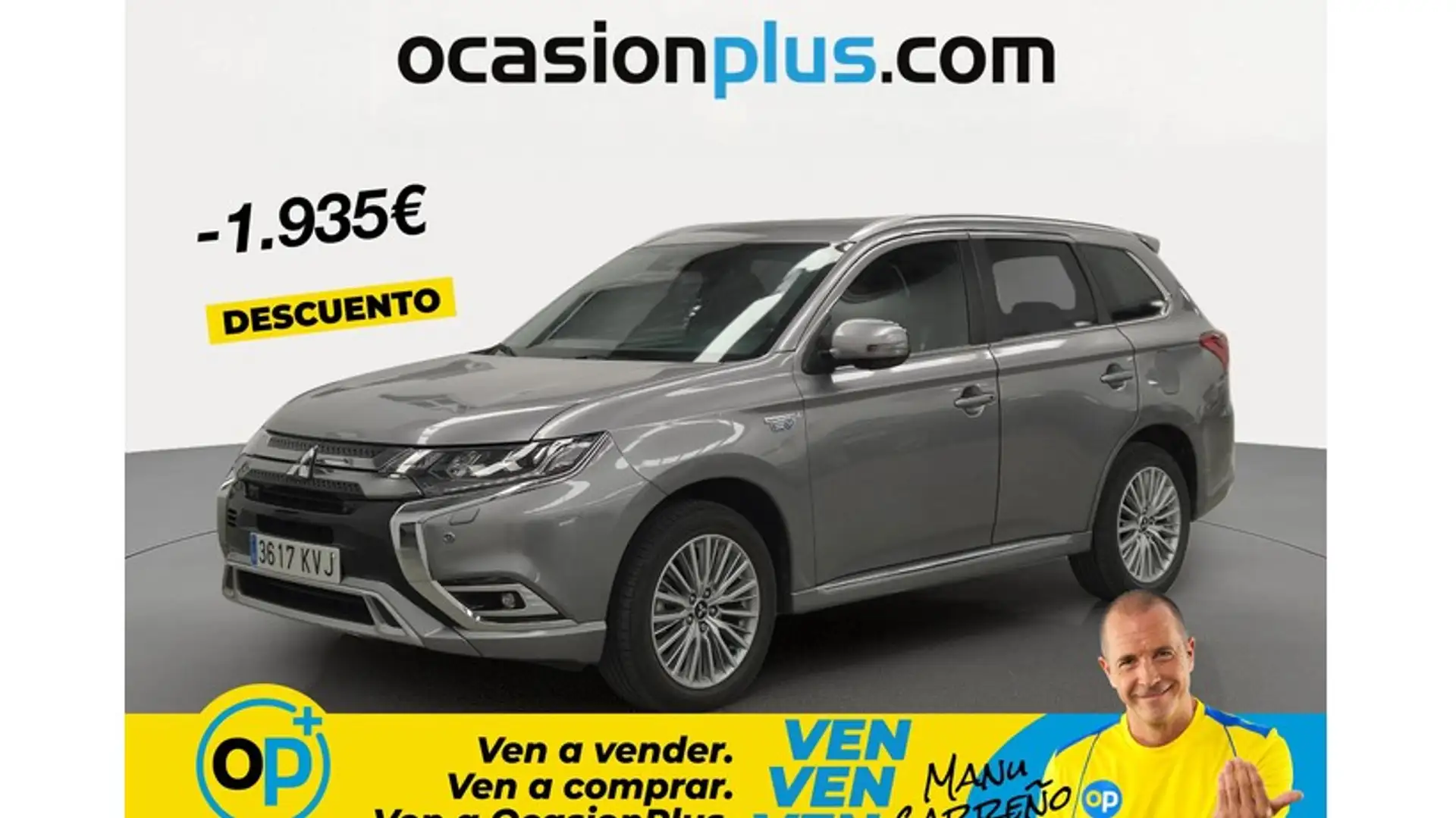 Mitsubishi Outlander PHEV Kaiteki 4WD Gris - 1