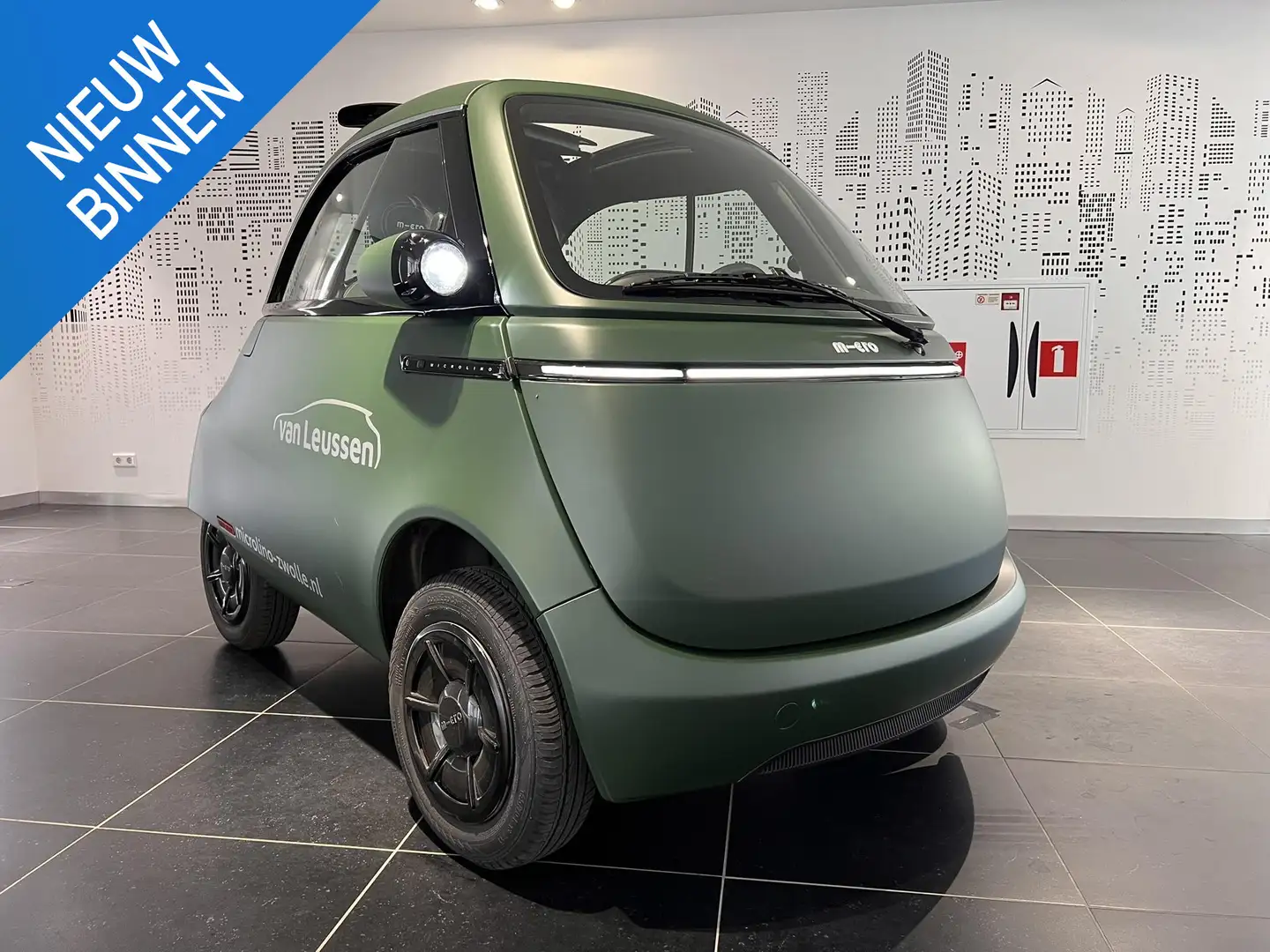 Micro Microlino COMPETIZIONE 10.5 kWh 100% ELEKTRISCH UNIEK EYECAT Groen - 1