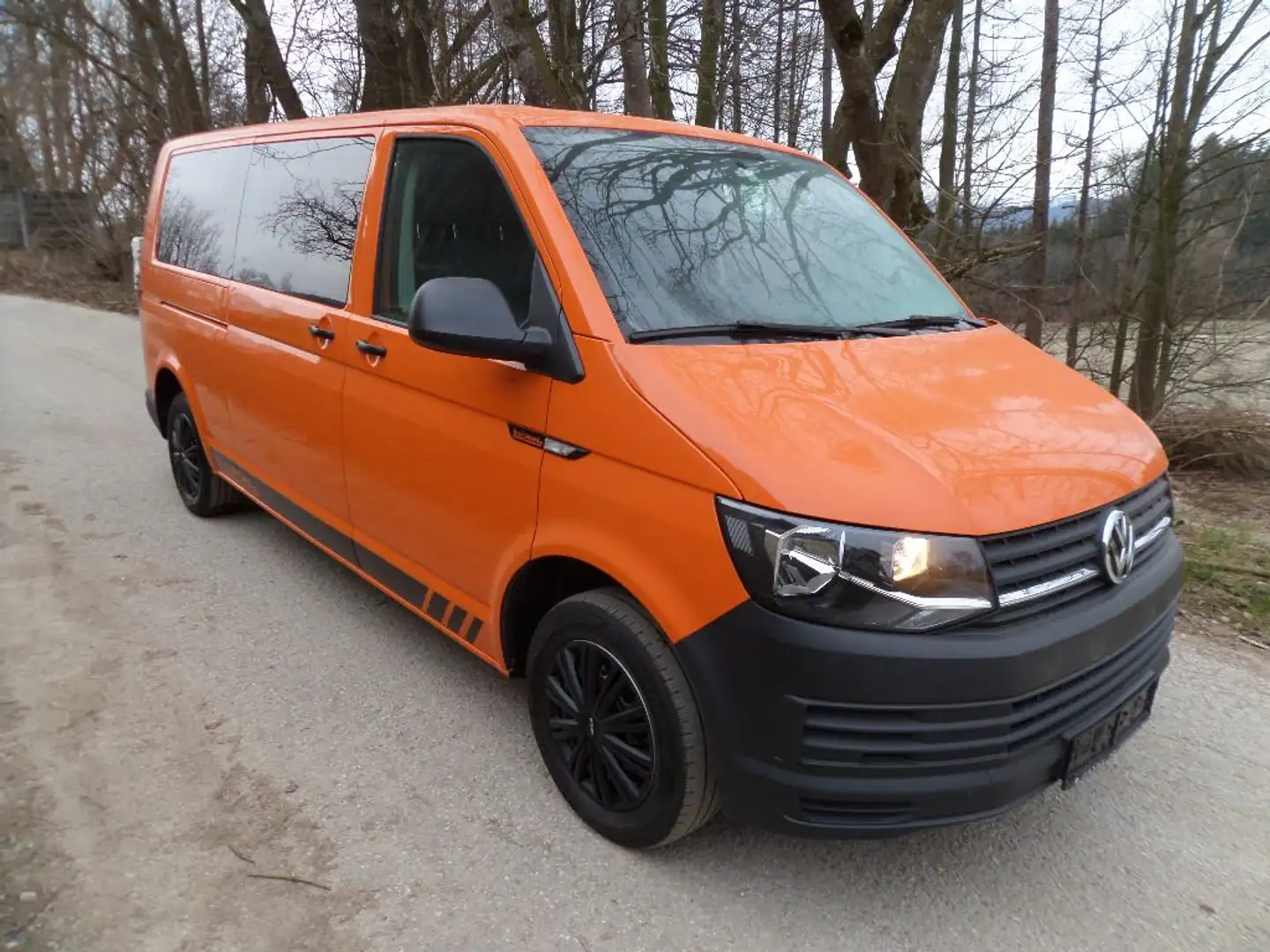 Volkswagen T6 Kombi LR Heckklappe Standheizung 2te Batterie Orange - 2