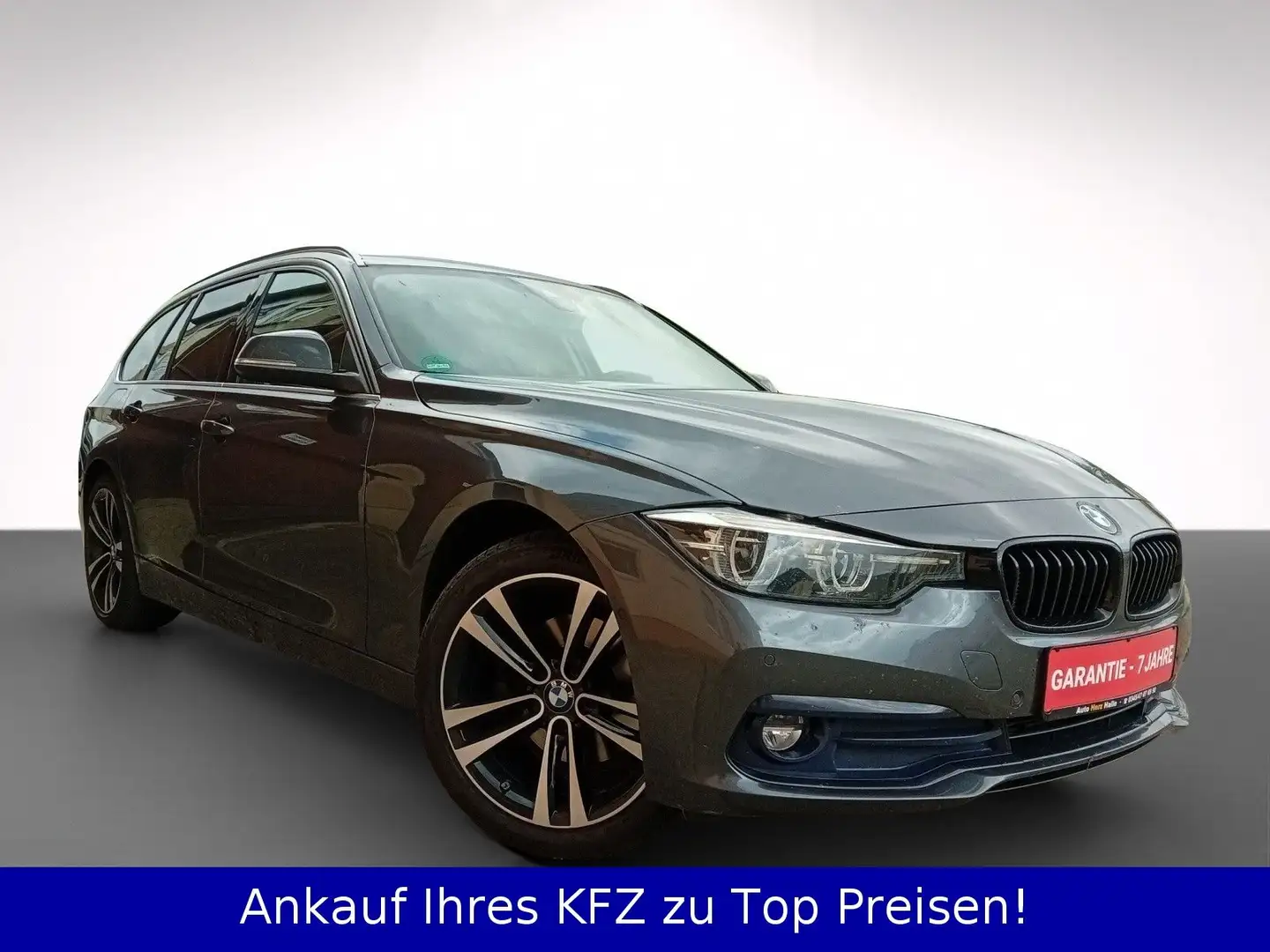 BMW 320 d Touring Sport Line Leder+LED+Klimaaut+Sitzh Grau - 2