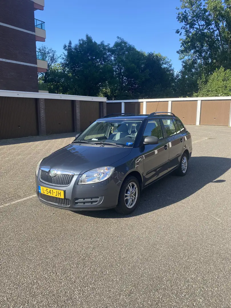 Skoda Fabia 1.2-12V Go Grijs - 1