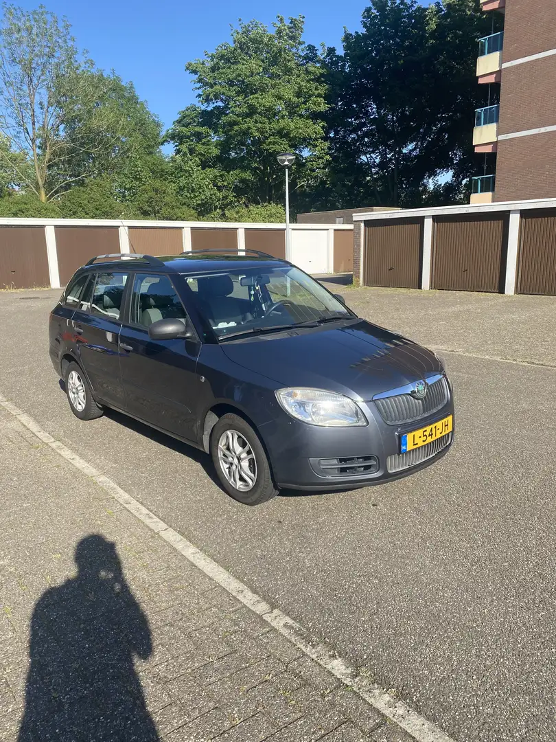 Skoda Fabia 1.2-12V Go Grijs - 2