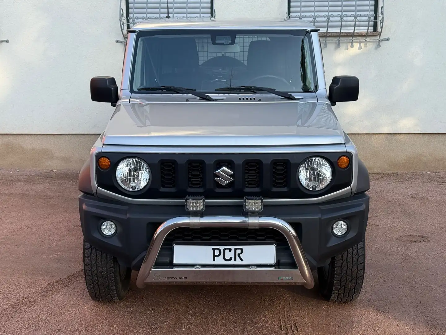 Suzuki Jimny 4x4 STYLING BAR CHROMBÜGEL AHK LED TOP Silber - 2