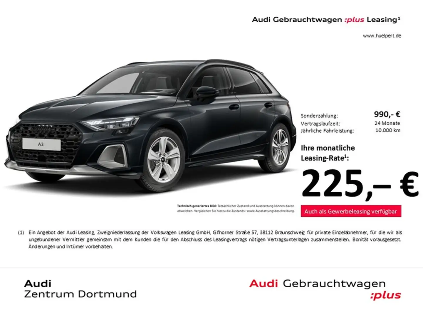 Audi A3 allstreet 35 AHK CAM ACC E-KLAPPE NAVI+ LM17 Grau - 1
