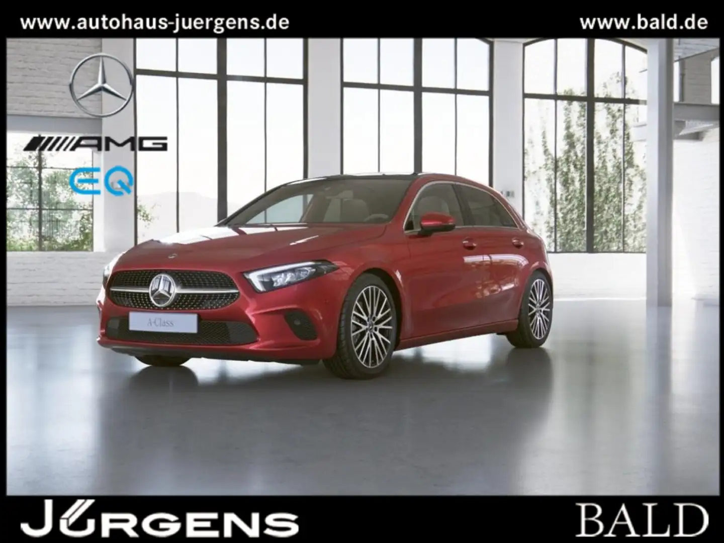 Mercedes-Benz A 200 Progressive/LED/Cam/Pano/Totw/Ambiente/18" Rot - 1