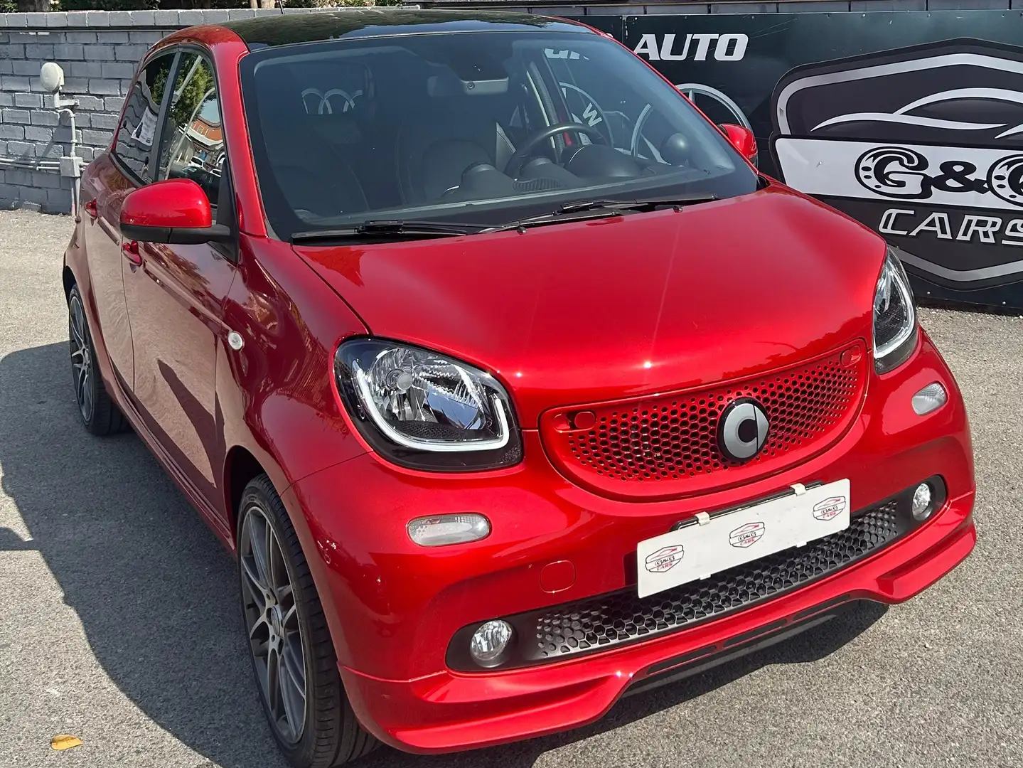 smart forFour 0.9 t Brabus Xclusive 109cv twinamic Rouge - 1