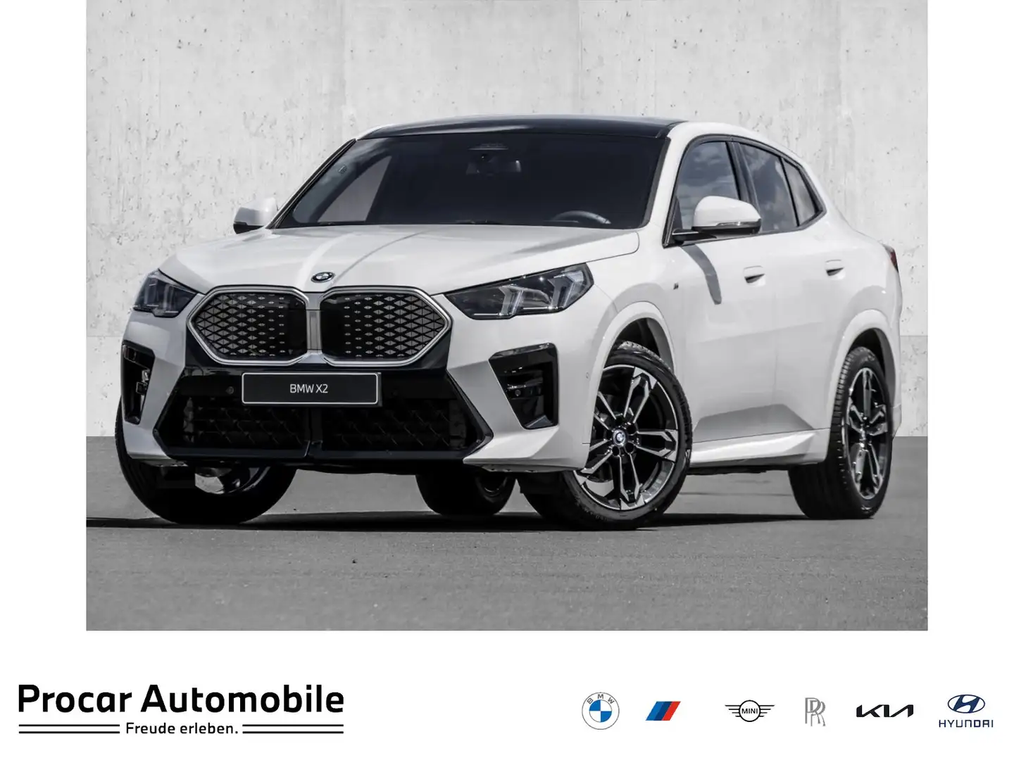 BMW iX2 19" M-Sport HuD DA+ AHK Pano H/K uvm. Blanco - 1