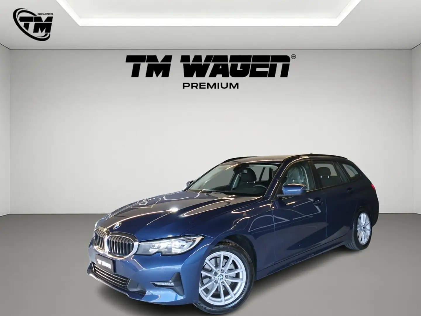 BMW 320 d Touring mhev 48V xdrive Business Advantage auto Blauw - 1
