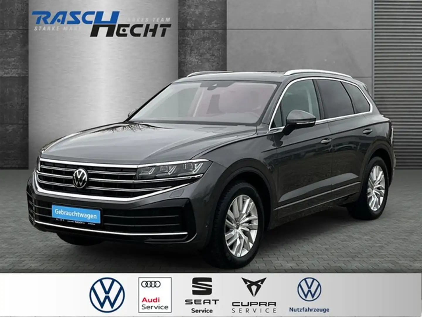 Volkswagen Touareg Elegance 3.0 TDI 4MOTION*AHK*LED*NAVI* Grau - 1