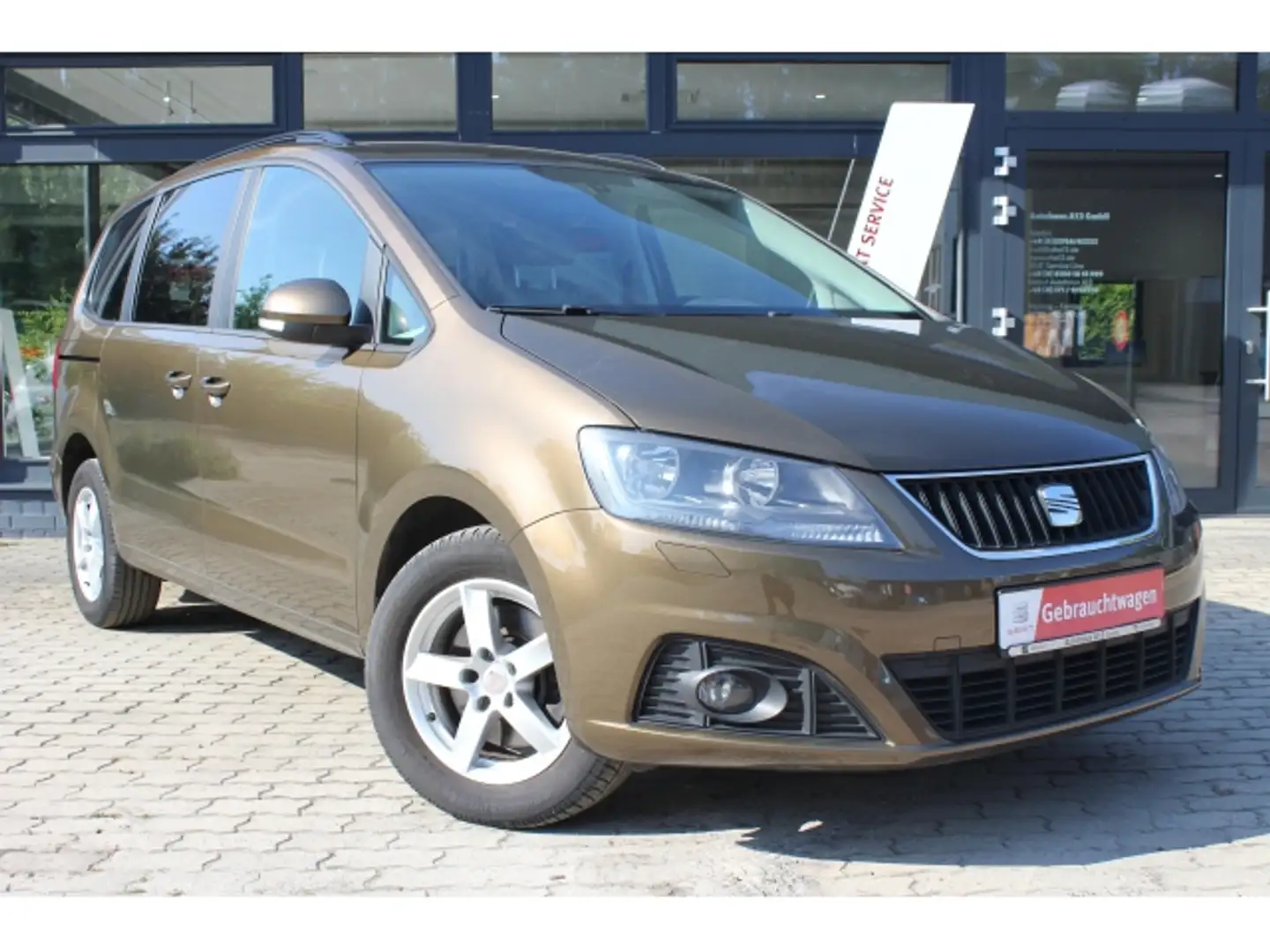 SEAT Alhambra Alhambra 2.0 TDI Reference AHK. 7Sitz. Climatronic Brun - 2