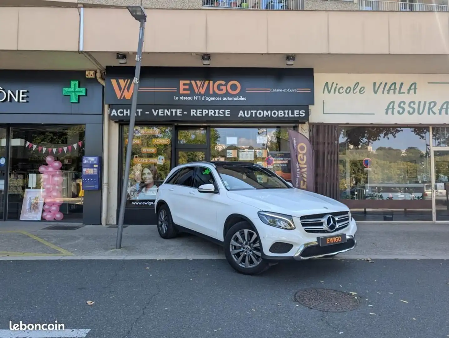 Mercedes-Benz GLC 250 Classe Mercedes I (X253) 250 D 204CH BUSINESS EXECUTIVE EDITION 1 4MATIC 9G-TRONIC TOIT OUV... Blanco - 1