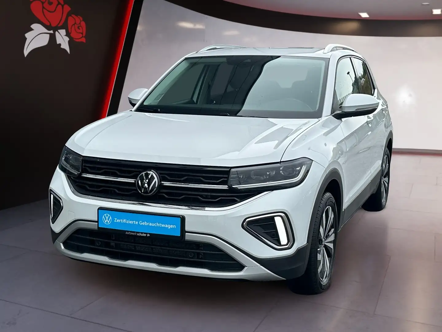 Volkswagen T-Cross 1,0 TSI DSG Style Kamera AHK Weiß - 2