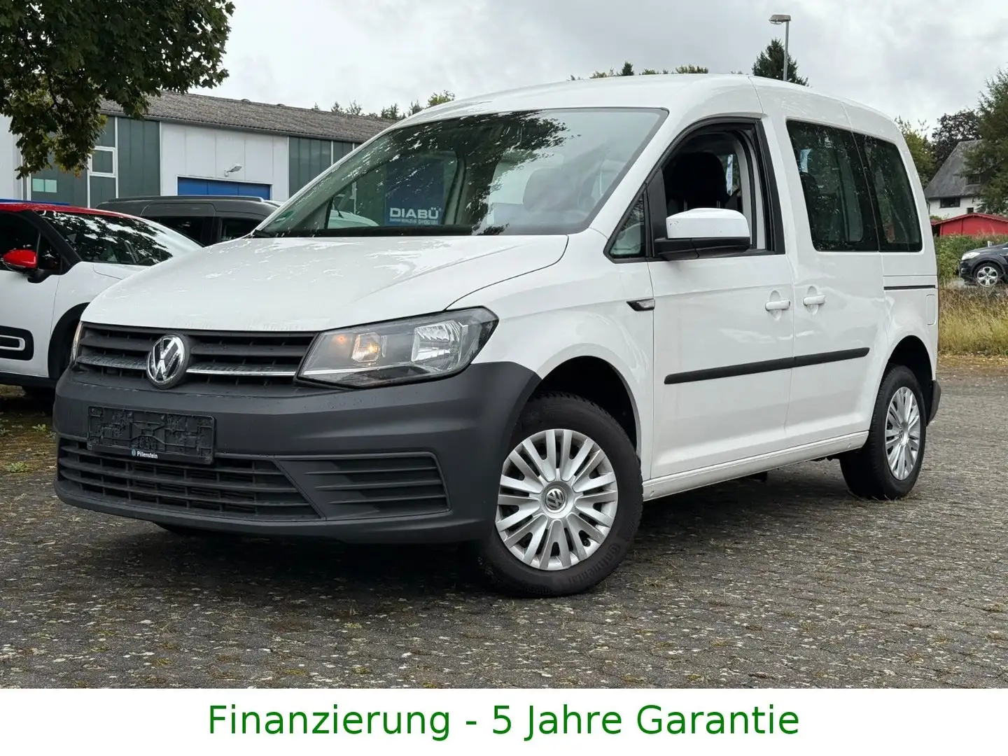 Volkswagen Caddy PKW *7-Sitzer* 5 JAHRE GARANTIE * 1. HAND Weiß - 1