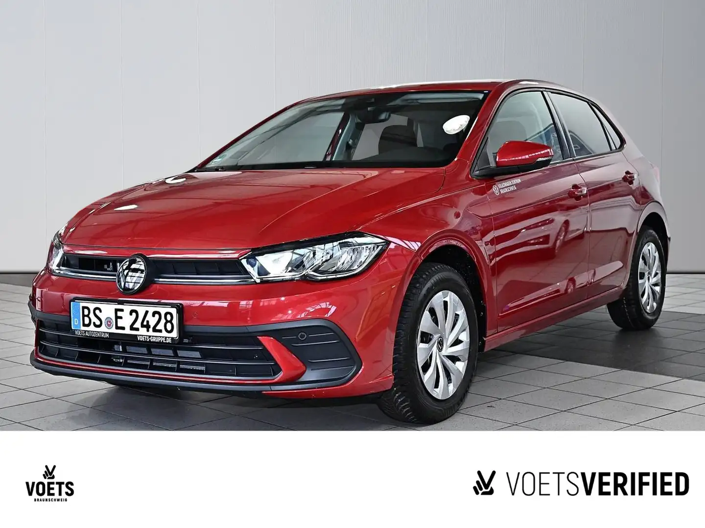 Volkswagen Polo Life 1.0 TSI LED+App-Connect+SHZ+ACC Rouge - 1