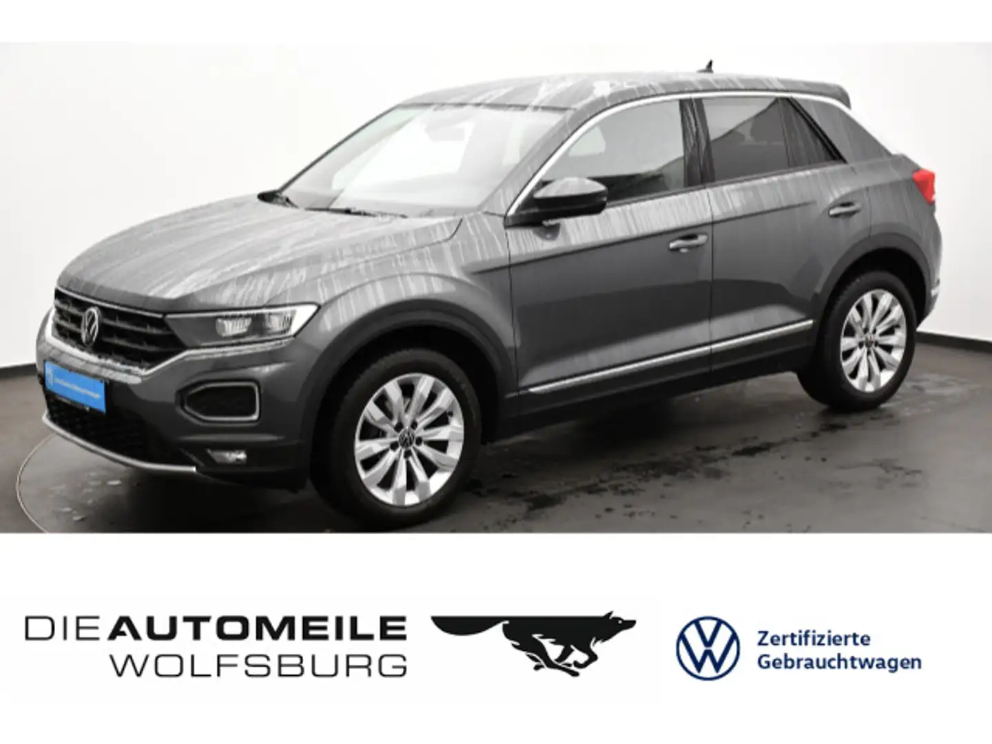 Volkswagen T-Roc 1.5 TSI Sport Rückfahrkam/LED/Navi Grau - 1