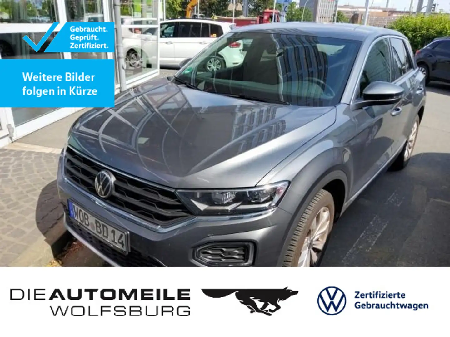 Volkswagen T-Roc 1.5 TSI Sport Rückfahrkam/LED/Navi Grau - 1
