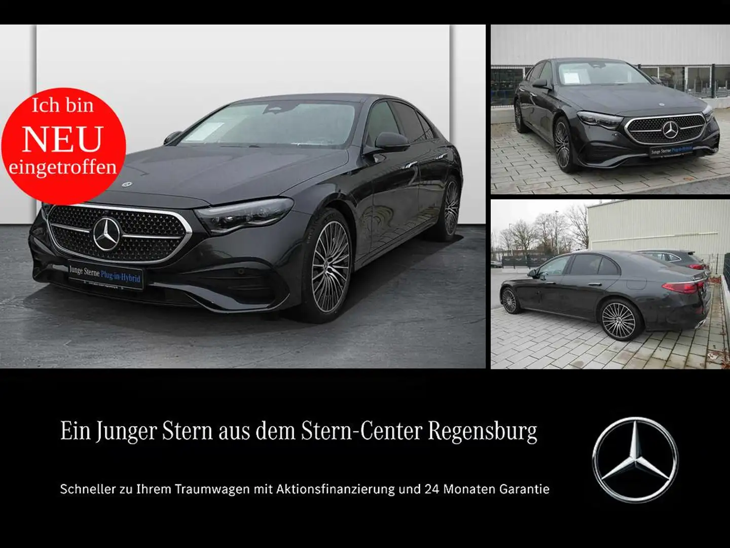 Mercedes-Benz E 400 e 4MATIC+AMG+Night+DISTRONIC+360°Kamera+++ Gris - 1