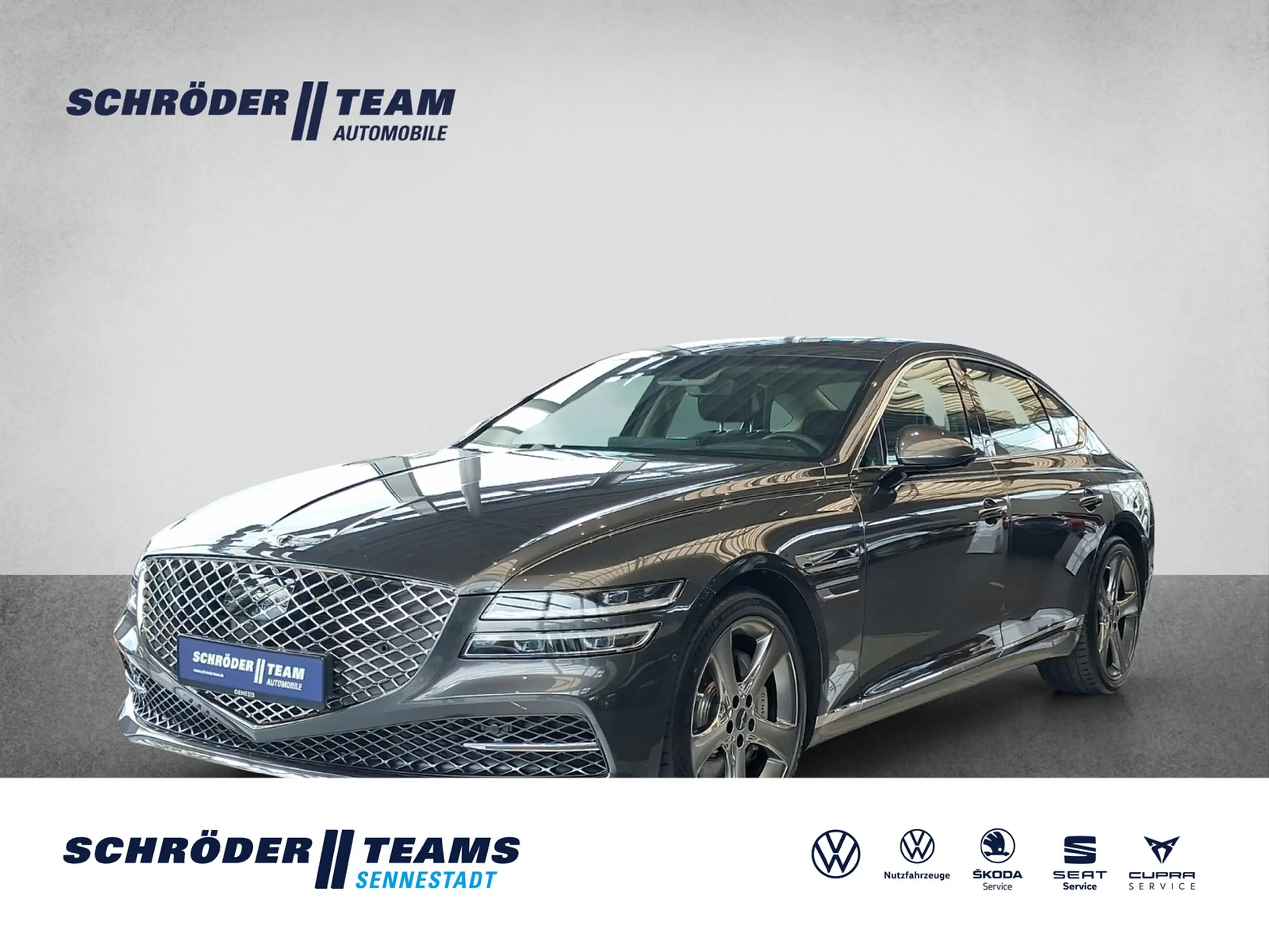 Genesis G80 Luxury 4WD Massage HuD Alcantara Himmel