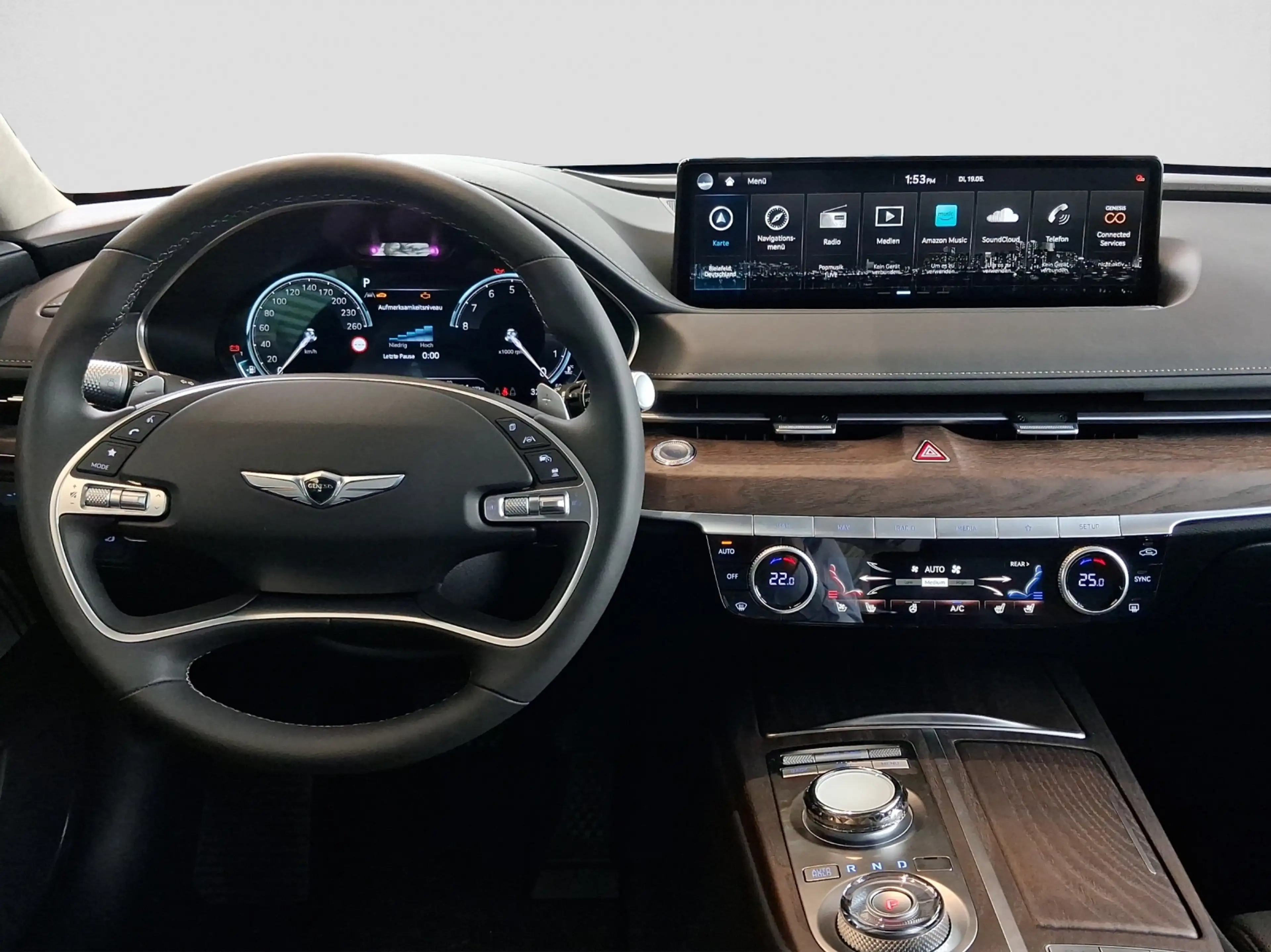 Genesis G80 Luxury 4WD Massage HuD Alcantara Himmel — photo 7