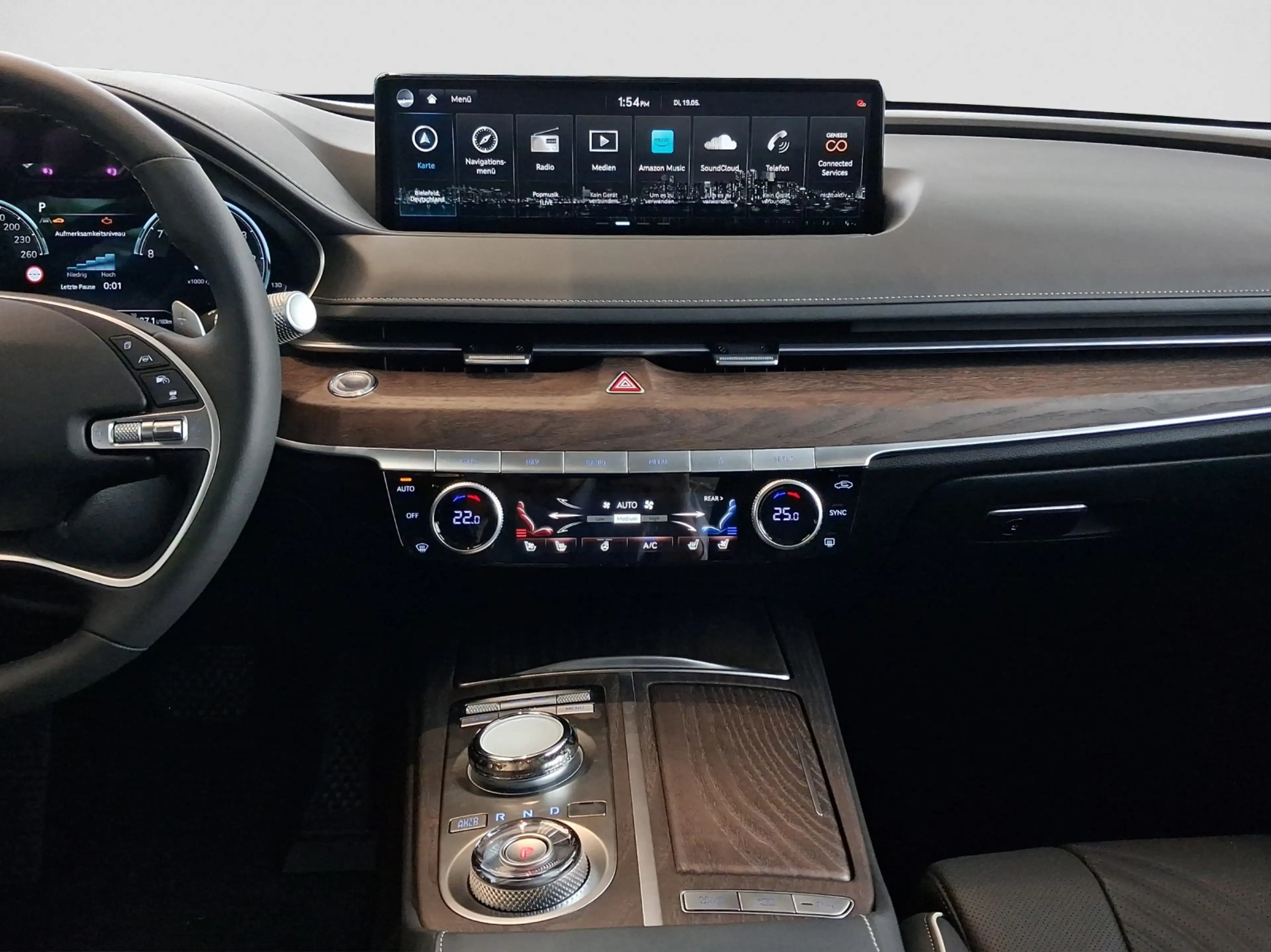 Genesis G80 Luxury 4WD Massage HuD Alcantara Himmel — photo 11