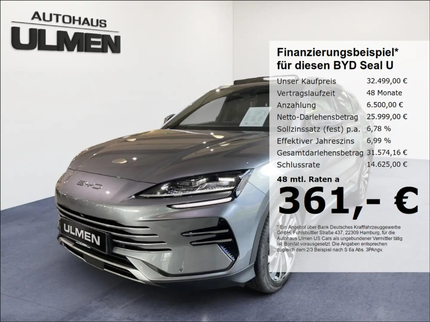 BYD Seal U DM-i Boost Leder Pano 360°Cam Voll Grigio - 1