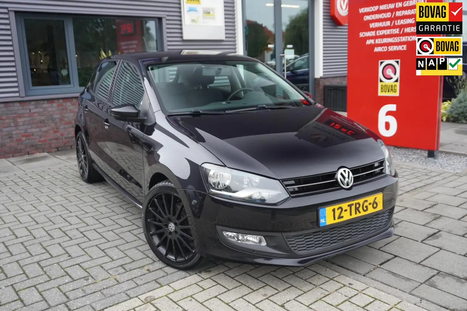 Volkswagen Polo 1.2 TSI Comfortline Airco / Carplay / Airco / Navi Negro - 1