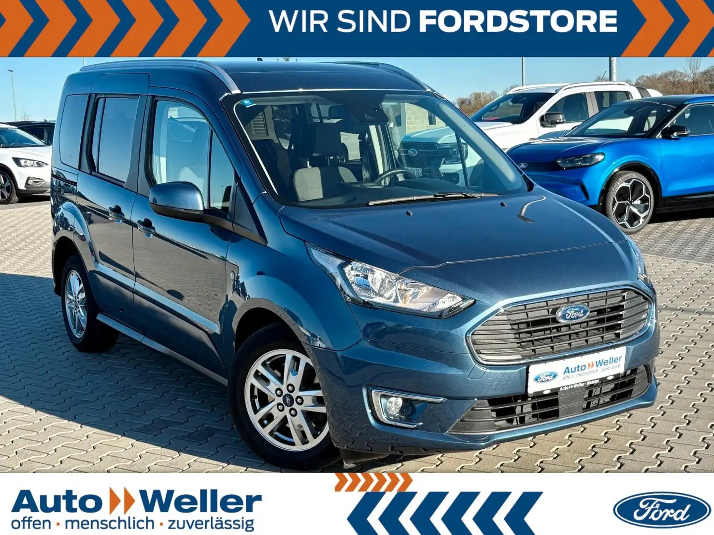 Ford Tourneo Connect Titanium AHK 1.Hand ! Azul - 1