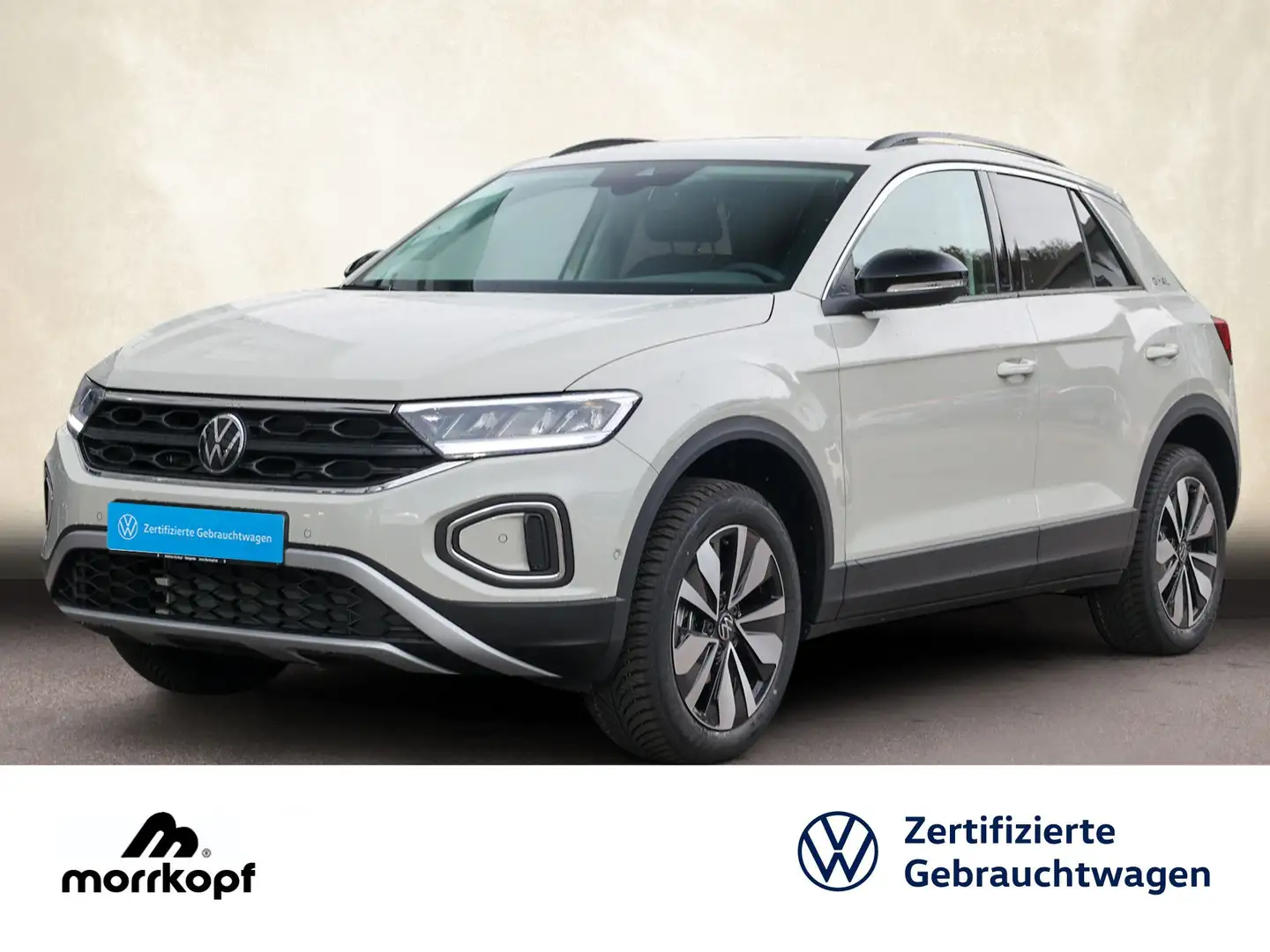 Volkswagen T-Roc 1.0TSI GOAL +AHK+FAHRSCHULE+ Bluetooth LED Grau - 2